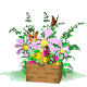 Jardiniere fleurie
